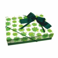 Artikelbild für Geschenkschachtel - Geschenkbox Glücksklee