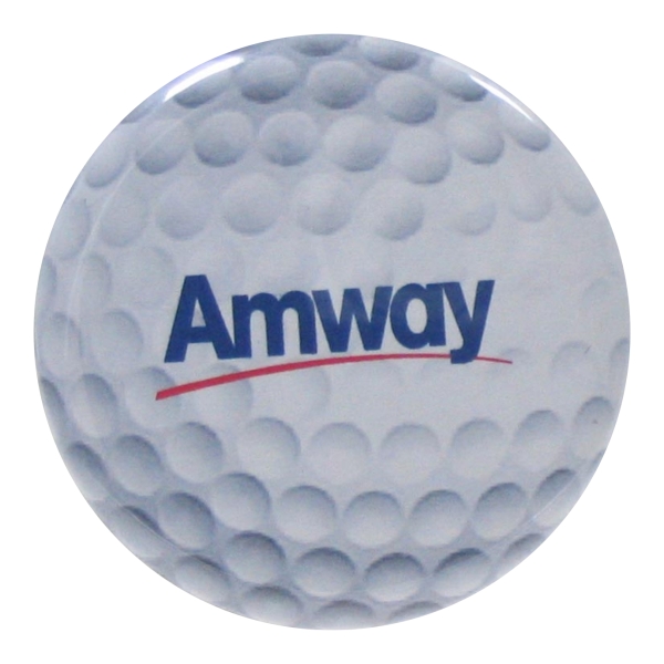 Darstellung des Druckbereiches auf dem Golfball-Button